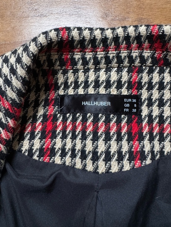 Checked Double-breasted blazer - Picture 5 of 10